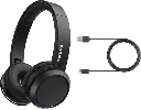 Philips On Ear Wireless Headphones Blk3.webp