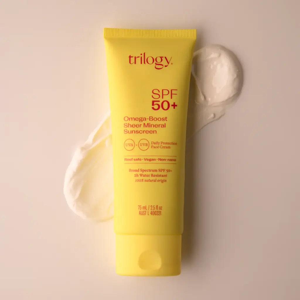 Trilogy SPF 50+ Omega-Boost Sheer Mineral Sunscreen 75ml