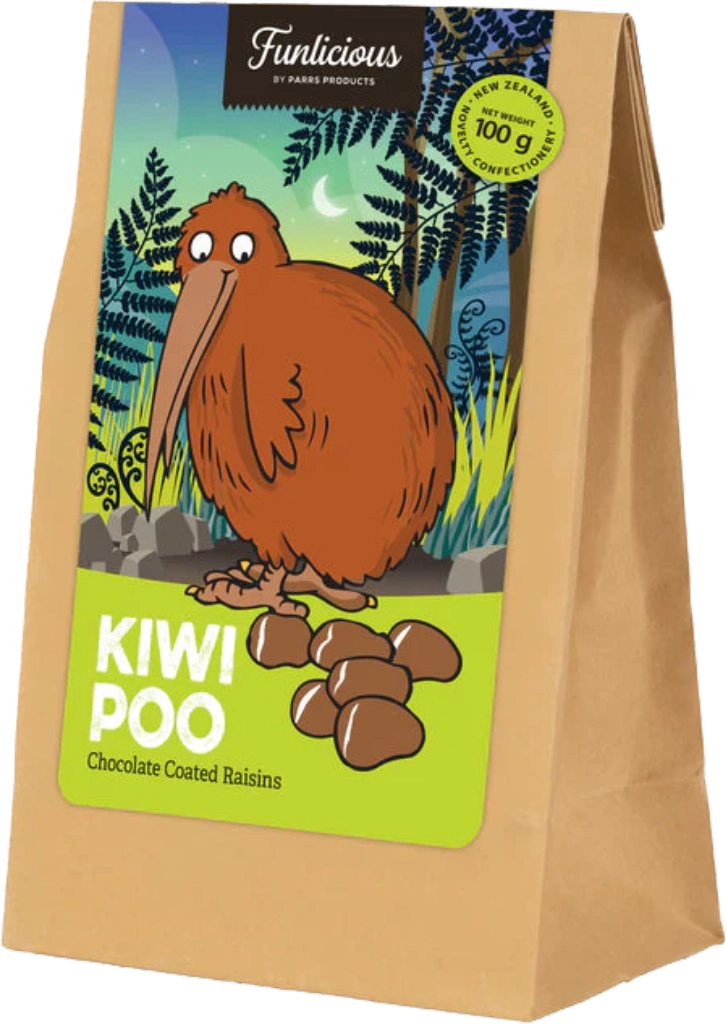 Funlicious Sweets Kiwi Poo 100G