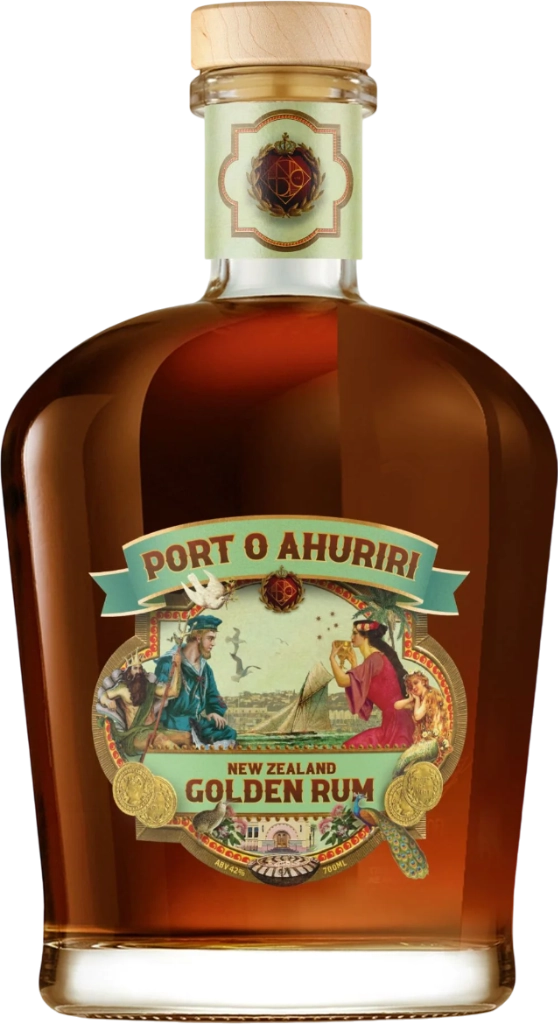 *NDC Port O Ahuriri Golden Rum 42% 0.7L