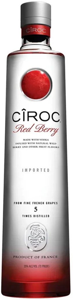 Ciroc Red Berry Vodka 37.5% 1L