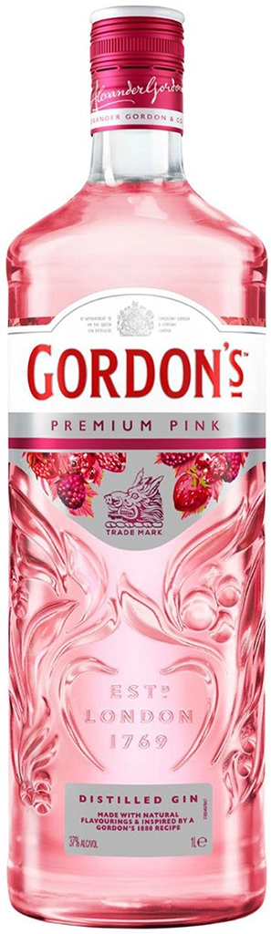 Gordons Pink Gin 37% 1L