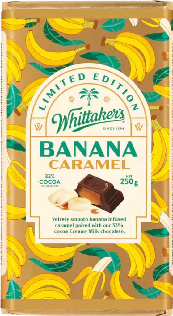 Whittakers Banana Caramel 250g