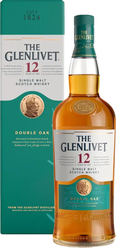 The Glenlivet 12YO Single Malt Double Oak 40% 1L