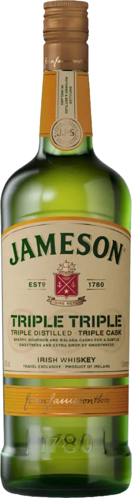 Jameson Triple Triple Irish Whiskey 40% 1L