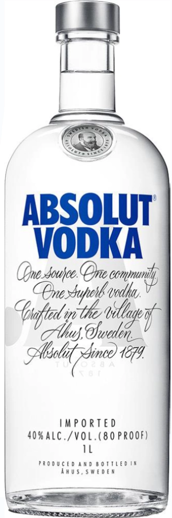 Absolut Original Vodka 40% 1L