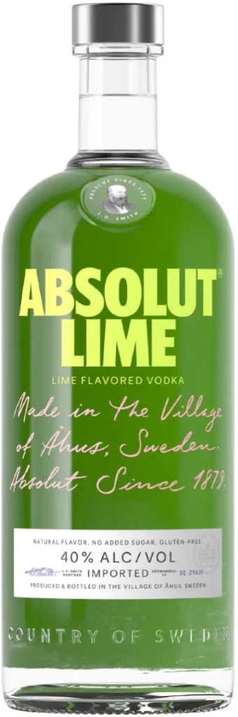 Absolut Lime Vodka 40% 1L