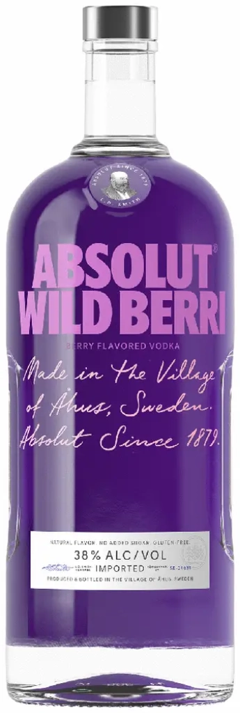 Absolut WildBerri Vodka 38% 1L