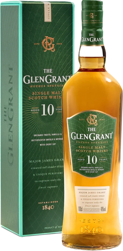 *Glen Grant 10YO Single Malt 40% 1L