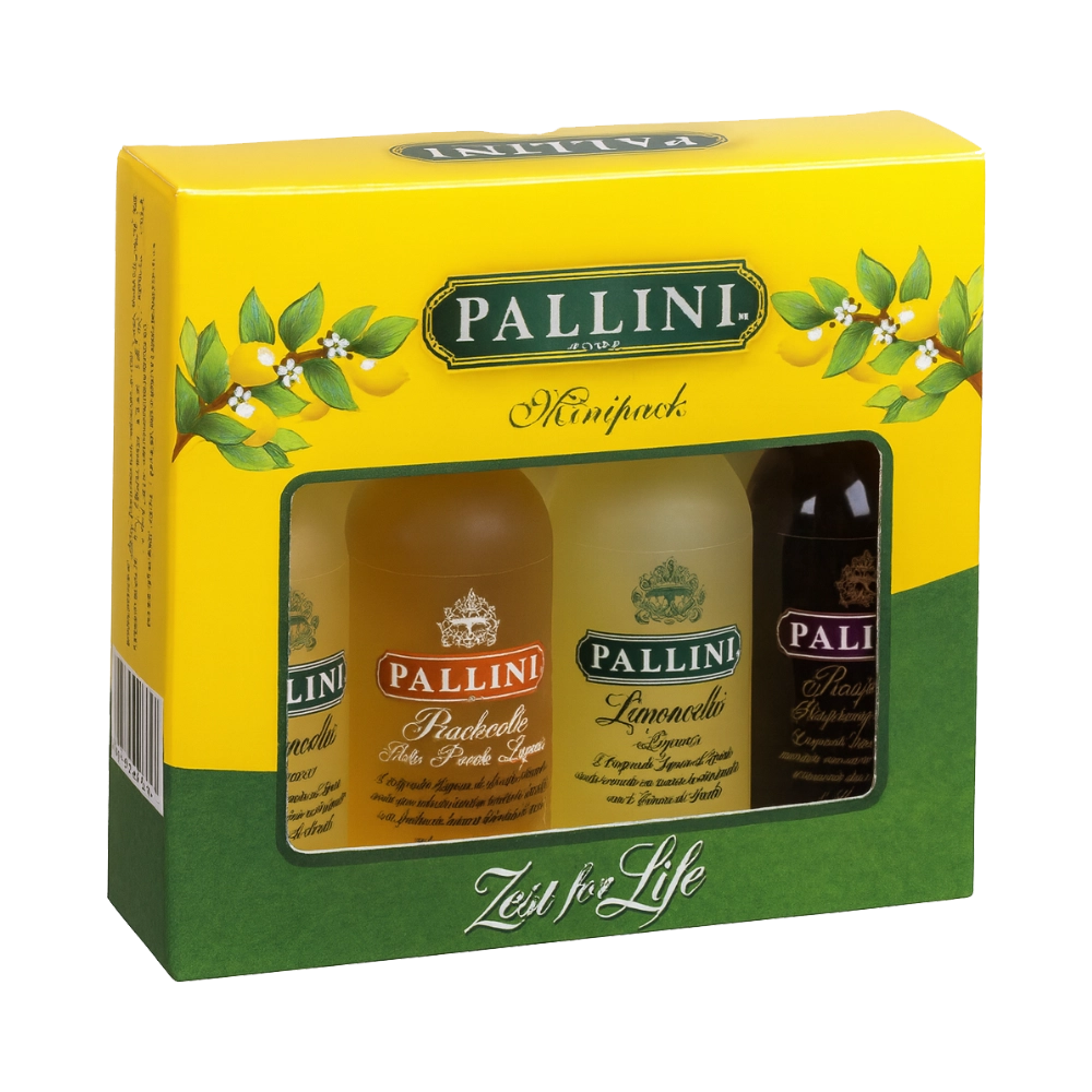 *Pallini Limoncello Mini - 4 X 50Ml Pack 0.2L
