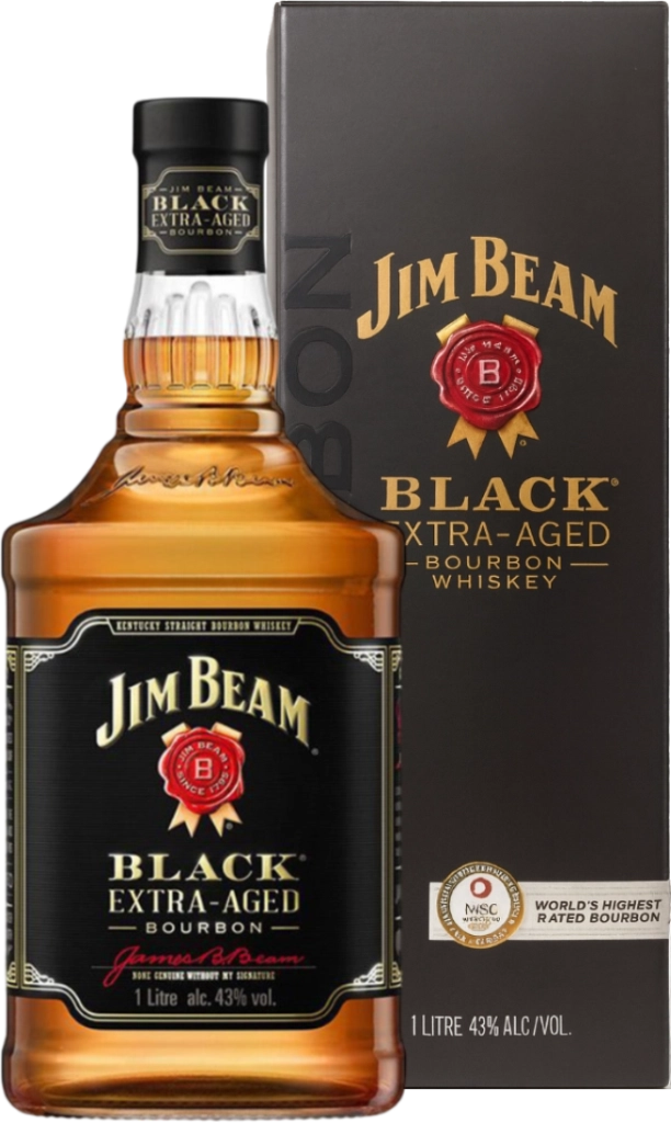 Jim Beam Black Extra Aged 7 Years 43% 1L