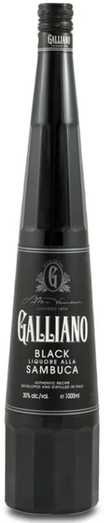 Galliano Black Sambuca 30% 1L