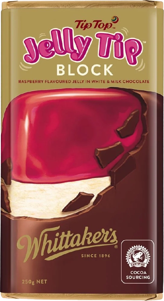 Whittakers Jelly Tip Chocolate Block 250G