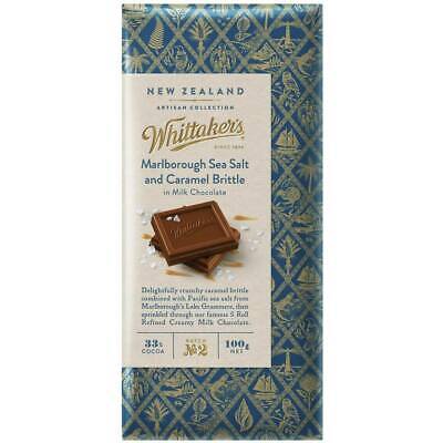 Whittakers Sea Salt Caramel Chocolate Block 100G