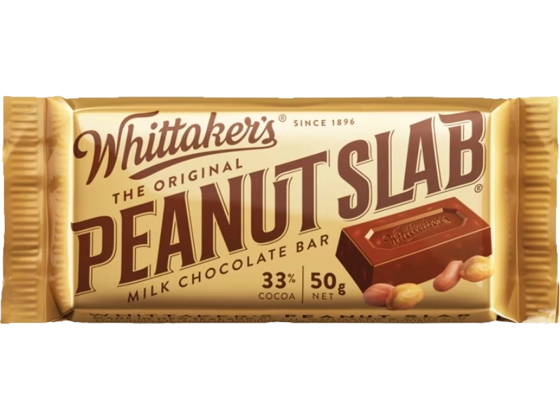 Whittaker's Peanut Slab Chocolate 50G