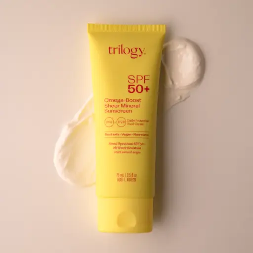 Trilogy SPF 50+ Omega-Boost Sheer Mineral Sunscreen 75ml