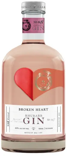 [AG016] Broken Heart Rhubarb Gin 40% 0.5L