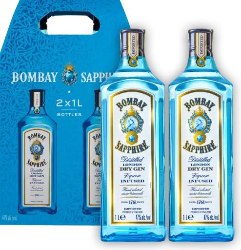 [AG048] Bombay Sapphire Twinpack 2x1L 47% 