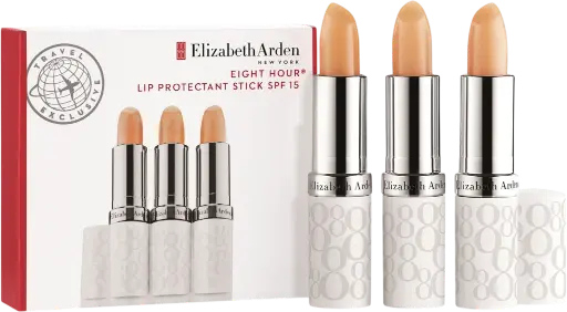 [PA016] Arden 8 Hour lip Protectant Stick Trio Clear