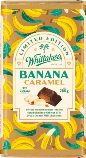 Whittakers Banana Caramel 250g