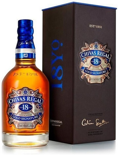 [AA042] Chivas Regal 18YO Scotch Whisky 40% 1L