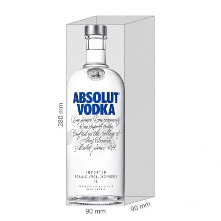 [AV002] Absolut Original Vodka 40% 1L