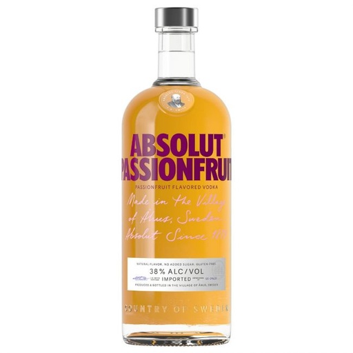 [AV003] Absolut Passionfruit Vodka 38% 1L