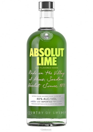 [AV001] Absolut Lime Vodka 40% 1L