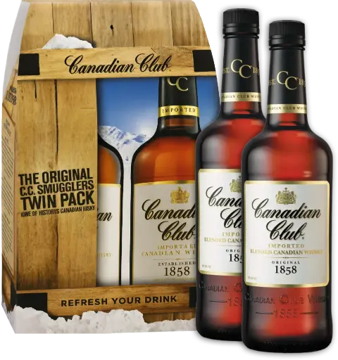 [AA006] Canadian Club Twin pk 40% 2x1L