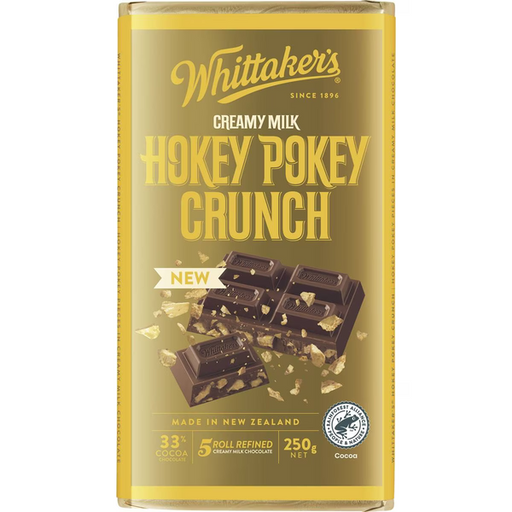 Whittakers Hokey Pokey Chocolate Block 250G
