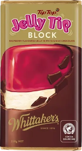 Whittaker's Jelly Tip Chocolate Block 250G