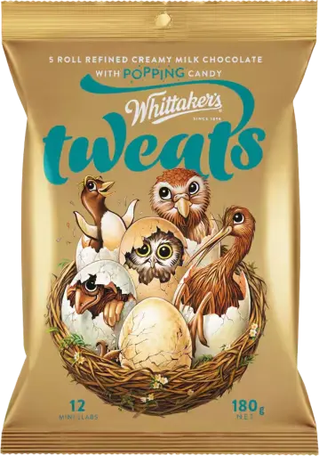 Whittaker's Kiwi Tweats Chocolate Share Bag 180G