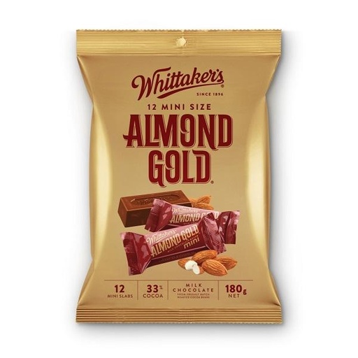 Whittakers Almond Gold Chocolate Share Bag 180G