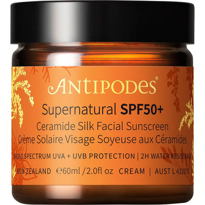 Antipodes Spf50 Glow Natural SilkyLight Ceramide Sunscreen 60Ml