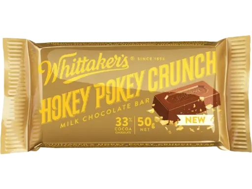 Whittaker's Hokey Pokey Crunch Slab Chocolate 50G